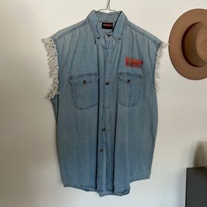 Sturgis Motorcycle Jean Cut Off Vest